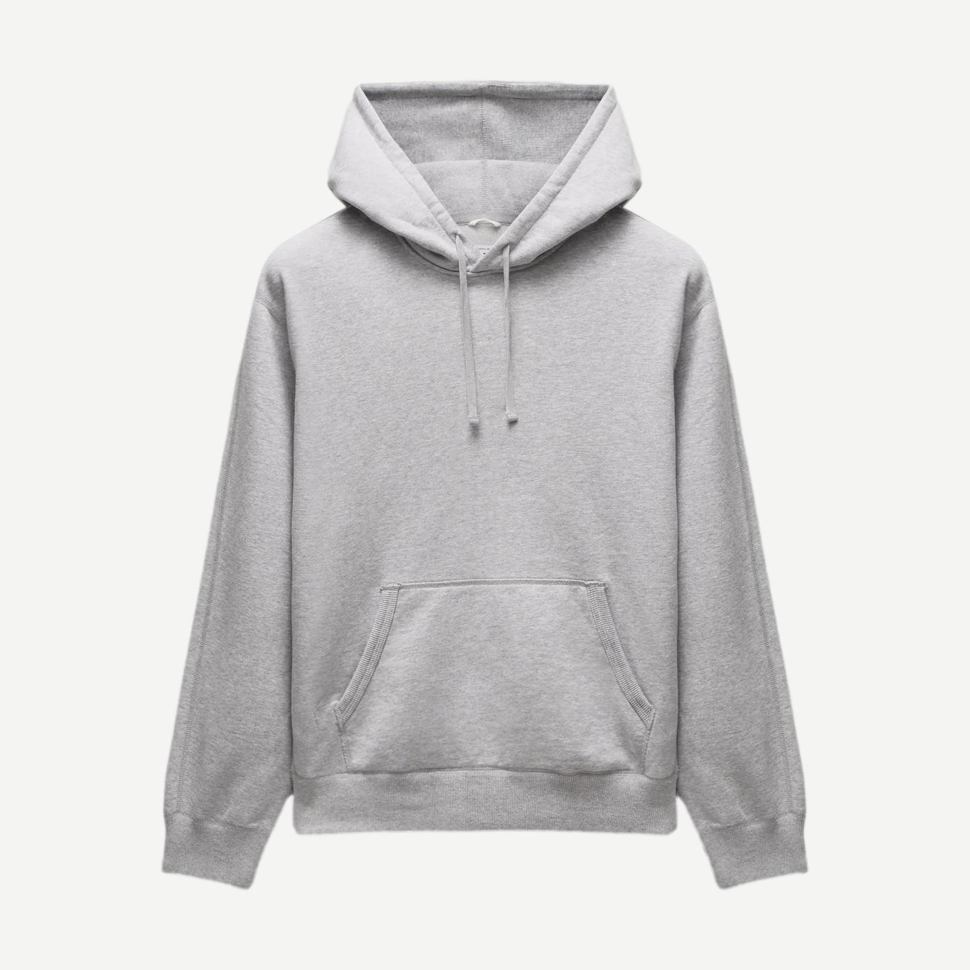 Midweight Terry Standard Hoodie - Heather Grey