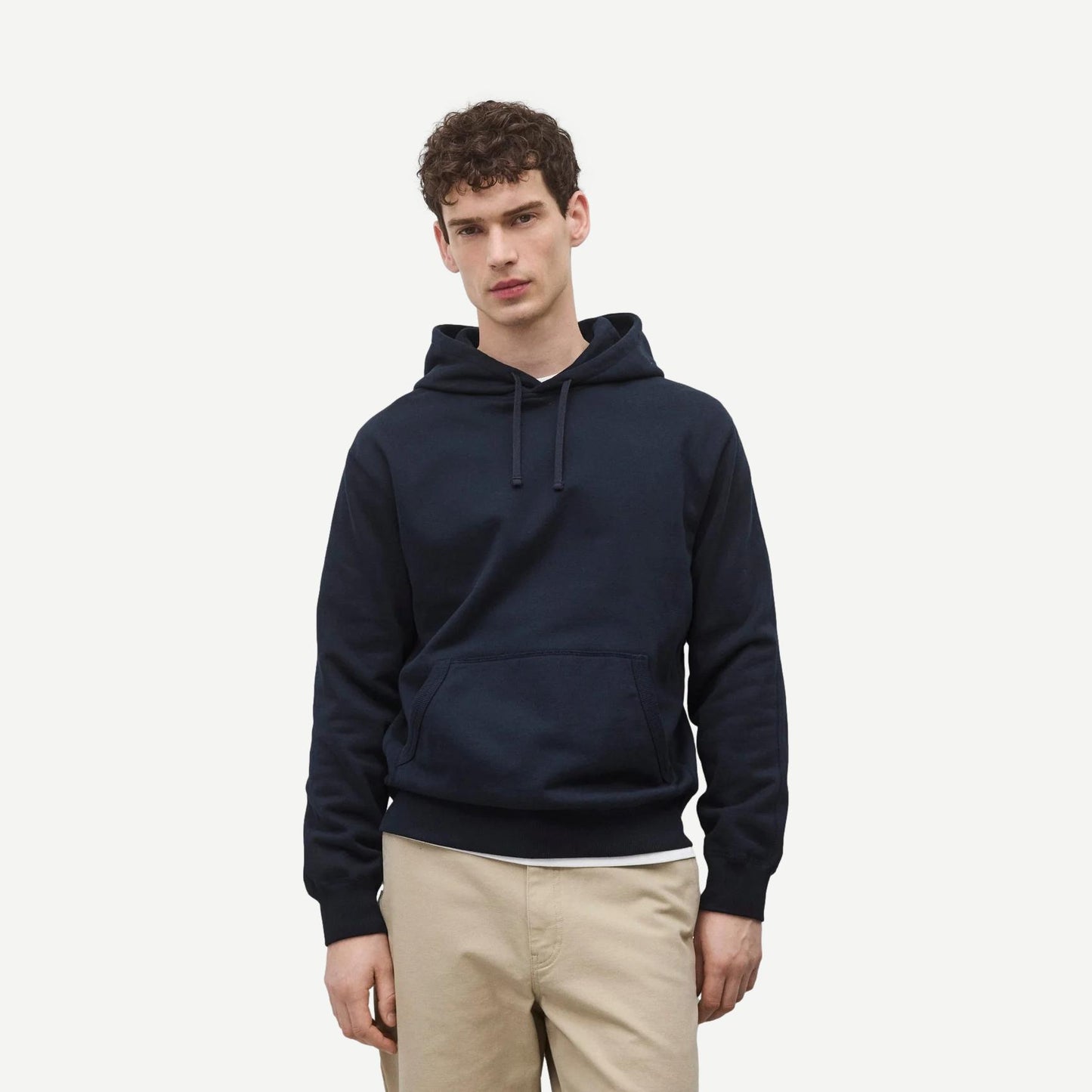 Midweight Terry Standard Hoodie - Navy