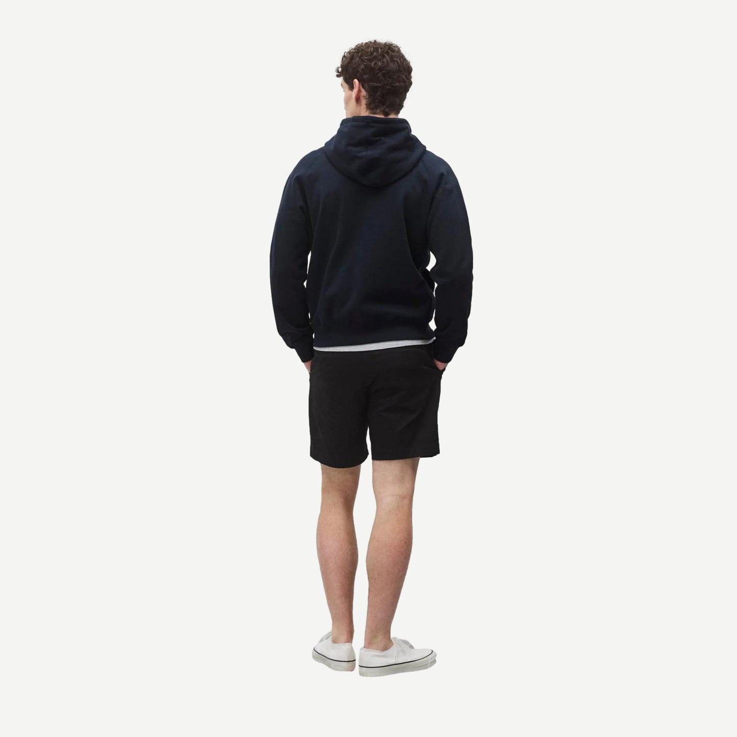 Midweight Terry Standard Zip Hoodie - Navy