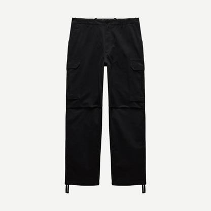 Cotton Chino Keeper Cargo - Black