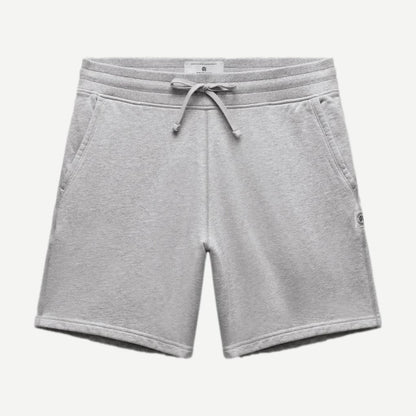 Midweight Terry Standard Sweat Short 7" - Heather Grey - Galvanic.co