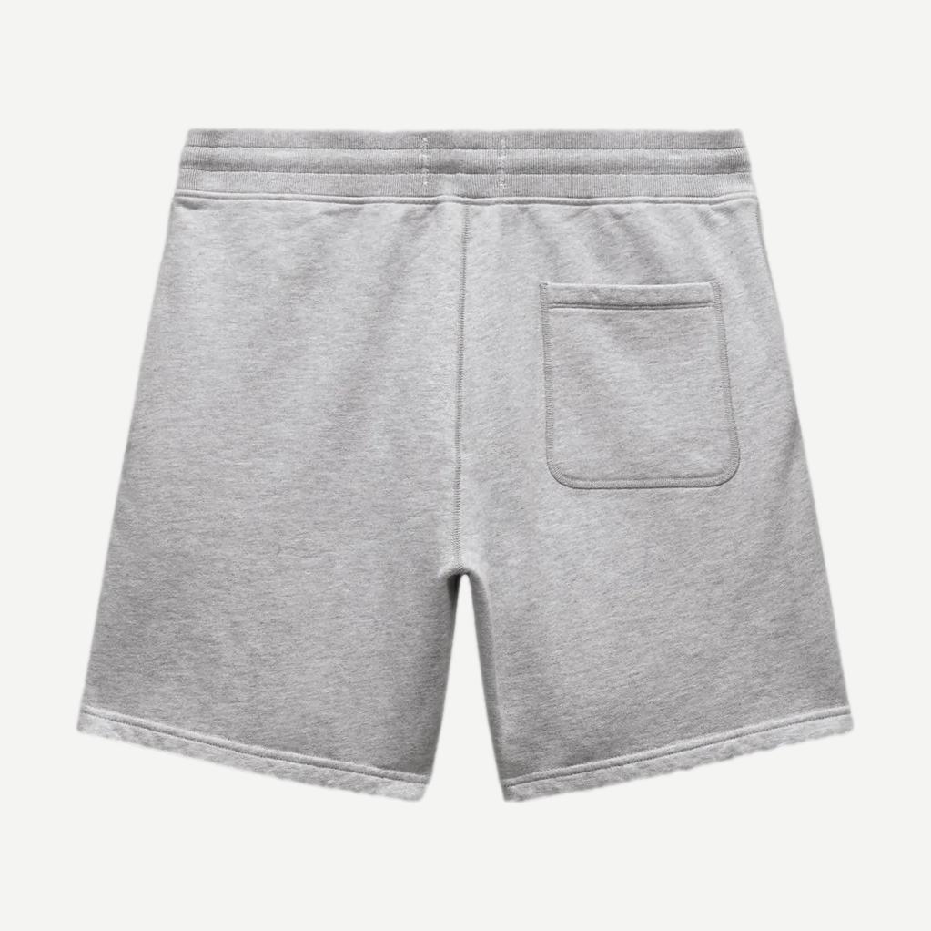 Midweight Terry Standard Sweat Short 7" - Heather Grey - Galvanic.co