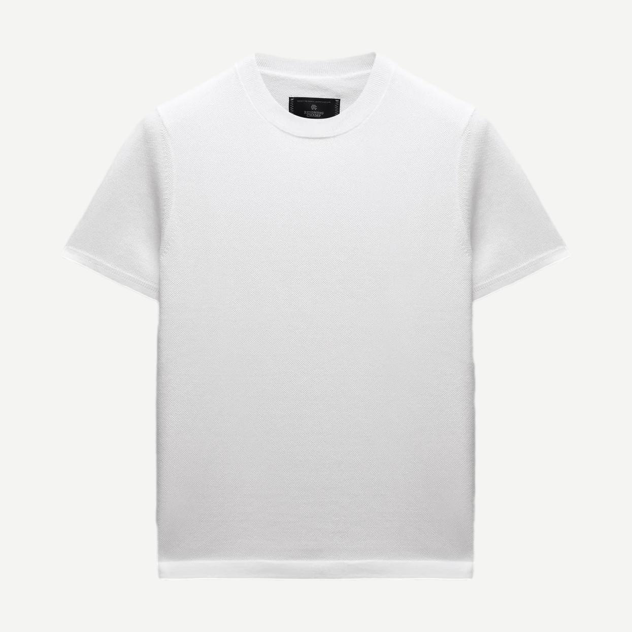 Supima Pique Ace Tee - White - Galvanic.co