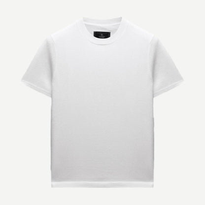 Supima Pique Ace Tee - White - Galvanic.co
