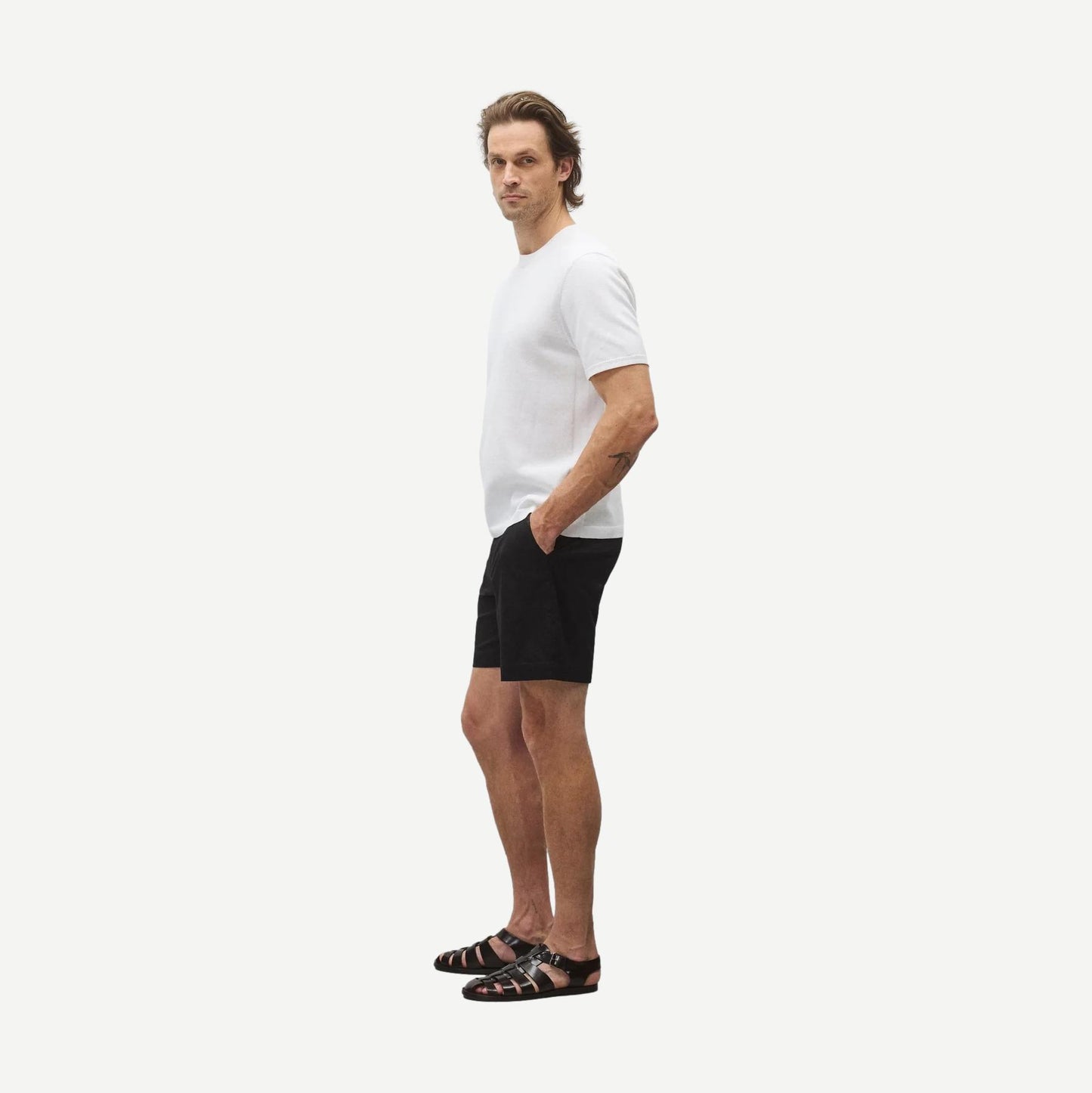 Supima Pique Ace Tee - White - Galvanic.co