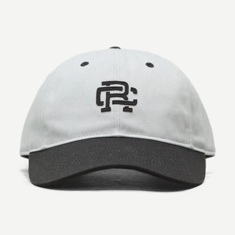 Colour Block Monogram Strapback Cap - Concrete/Black - Galvanic.co