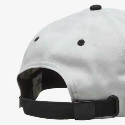 Colour Block Monogram Strapback Cap - Concrete/Black - Galvanic.co