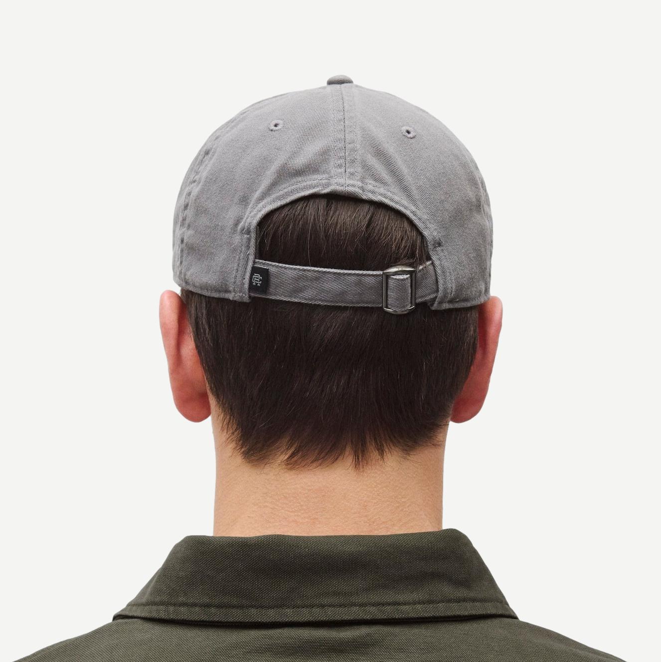 Cotton Chino Low Pro Strapback Cap - Washed Grey - Galvanic.co