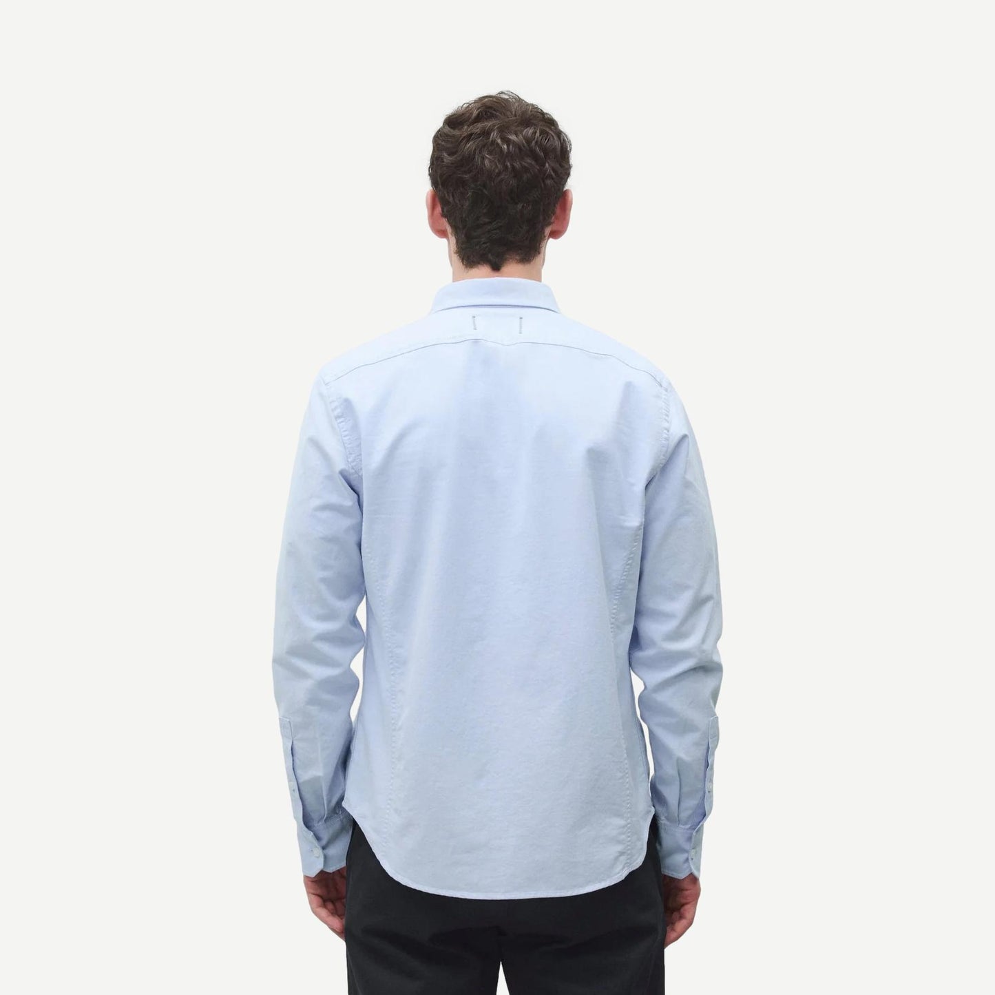 Cotton Oxford Windsor Standard Shirt - Light Blue