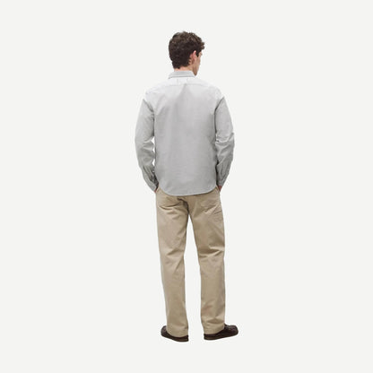Cotton Oxford Windsor Standard Shirt - Light Grey