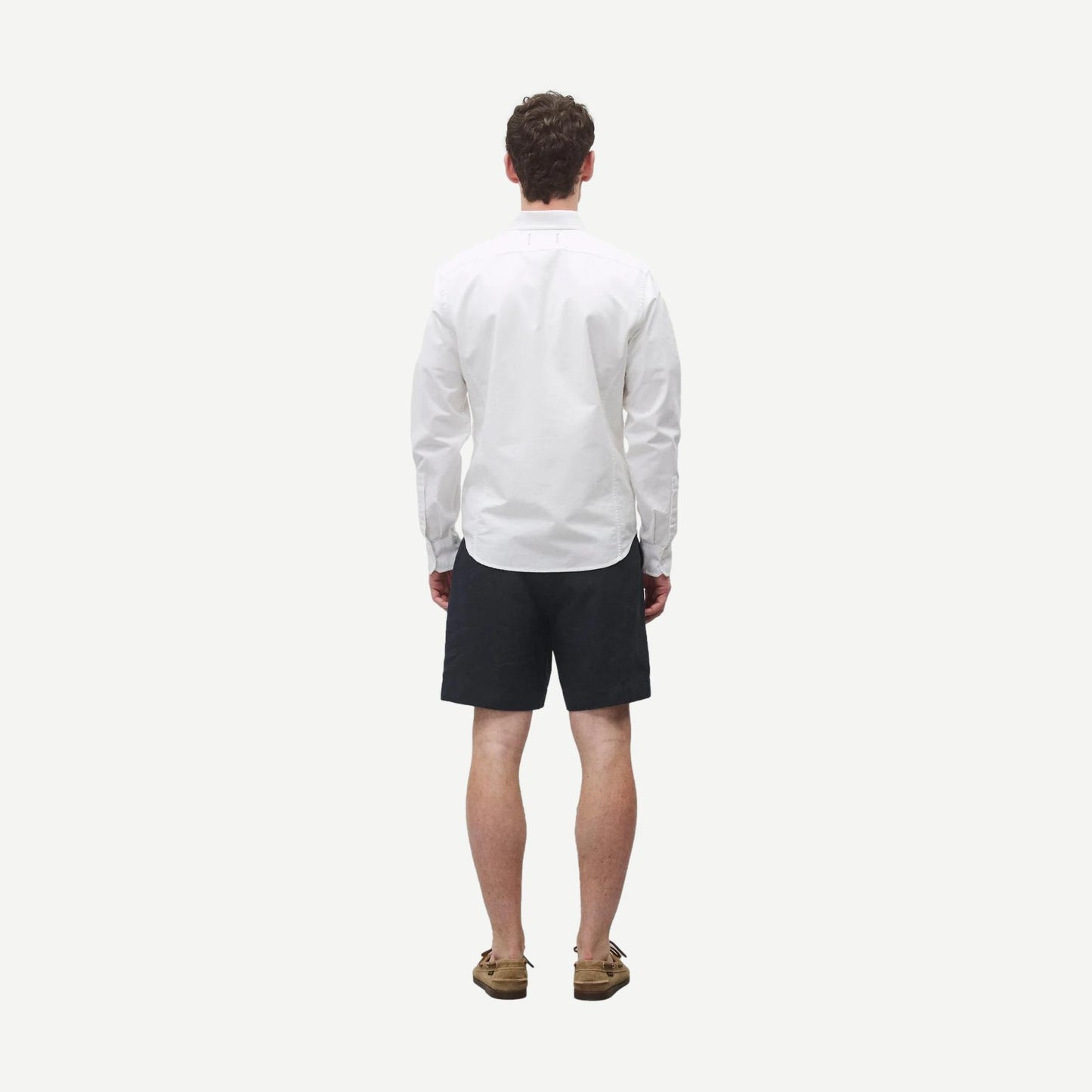 Cotton Oxford Windsor Standard Shirt - White