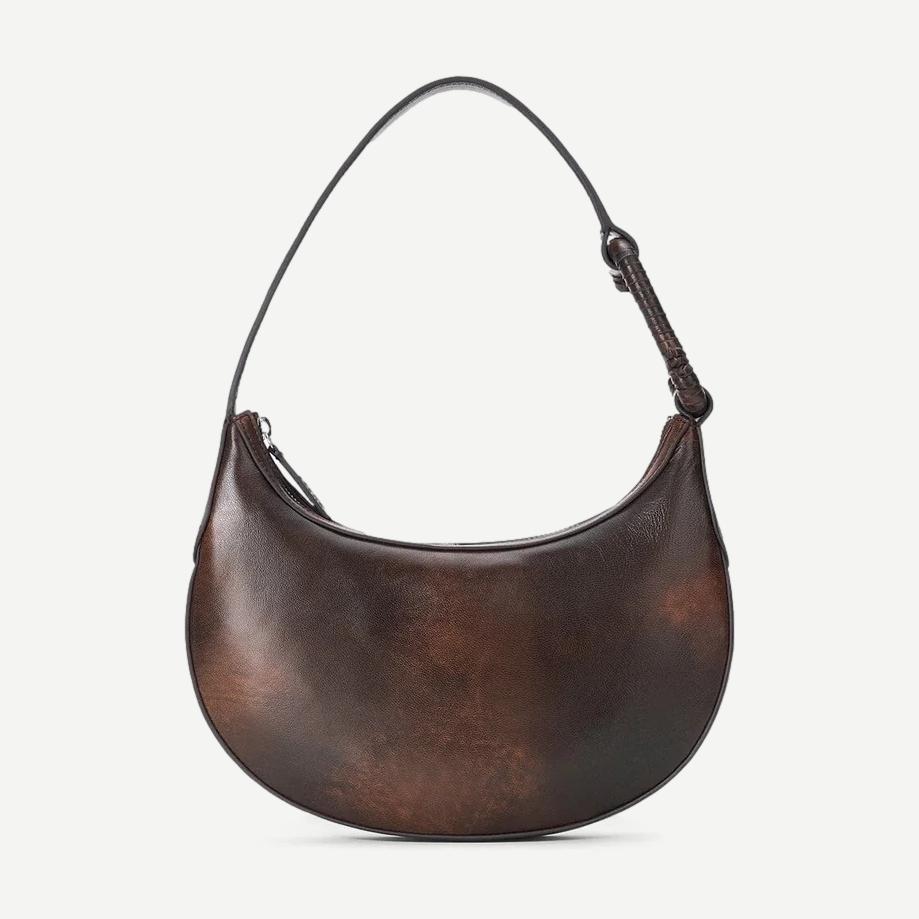 Alden Shoulder Bag - Espresso Distressed - Galvanic.co