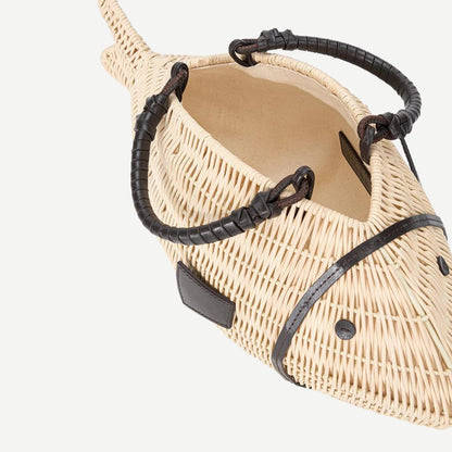 Cleo Fish Bag - Natural
