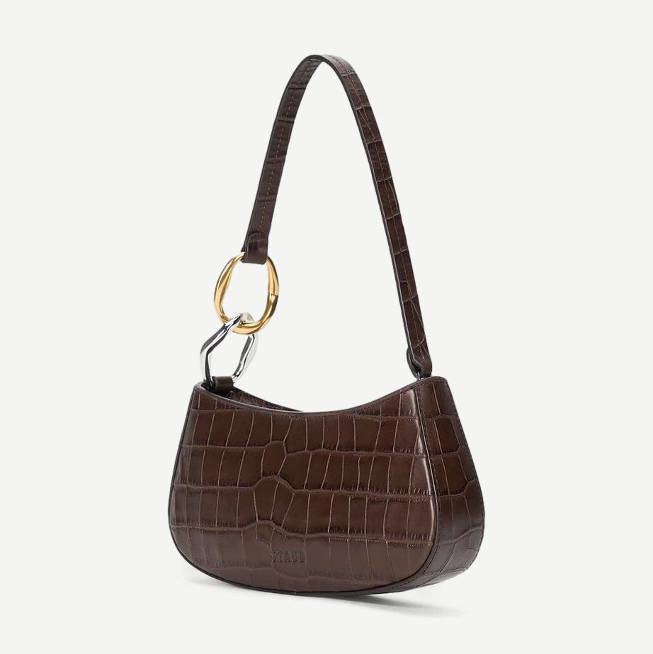 Ollie Bag - Espresso Croco