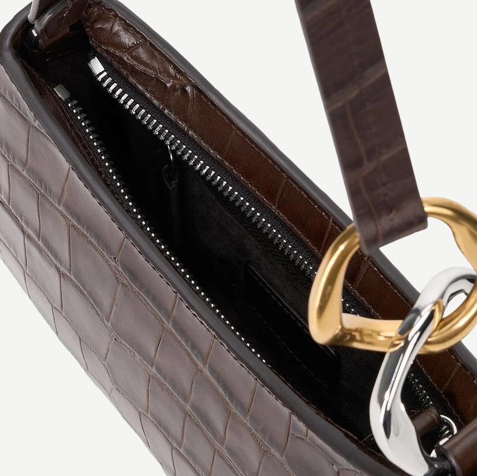 Ollie Bag - Espresso Croco