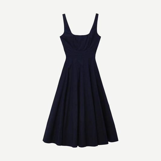 Wells Dress - Navy - Galvanic.co