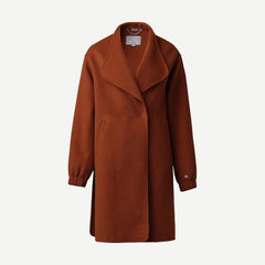 Suzie Light Wool Coat - Copper - Galvanic.co