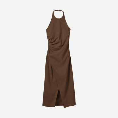 Sylvie Dress - Milk Chocolate - Galvanic.co