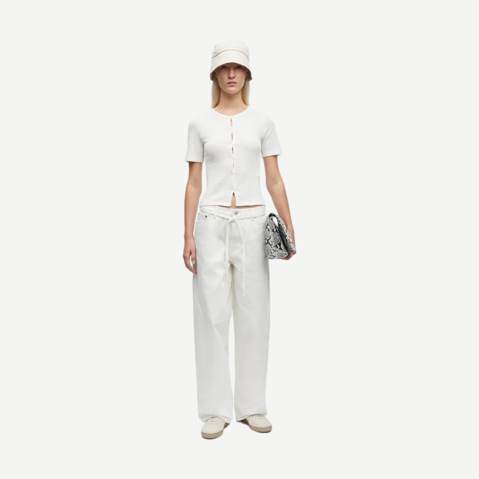Sajuni SS Cardigan - White - Galvanic.co