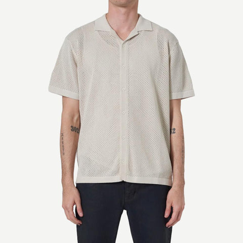 Cohen Knit SS Shirt - Washed Stone - Galvanic.co