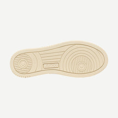 Medalist Low - Leather White and Azure and Suede Beige - Galvanic.co