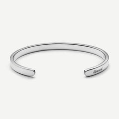 Singular Cuff - Brushed Sterling Silver - Galvanic.co