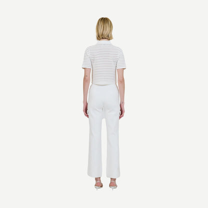 Larken S/S Cardigan - Ivory - Galvanic.co