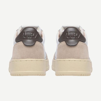 Medalist Low Woman - Leather/Suede White/Morel - Galvanic.co