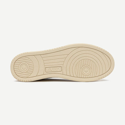 Medalist Low Woman - Leather/Suede White/Morel - Galvanic.co
