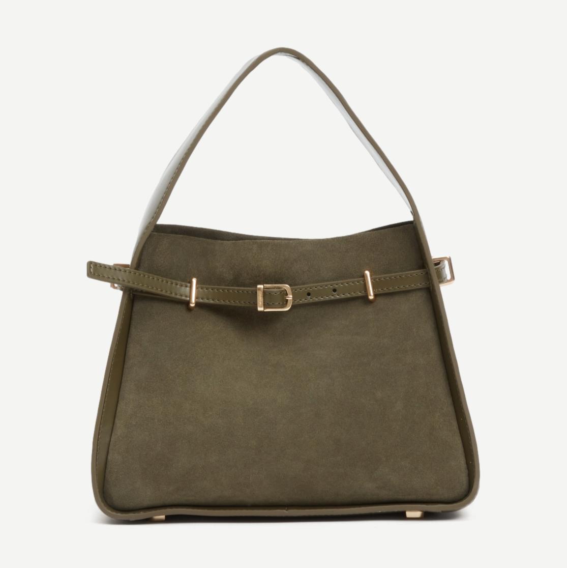 Cleo Small Suede Bucket Bag - Galvanic.co