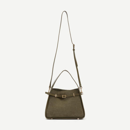 Cleo Small Suede Bucket Bag - Galvanic.co