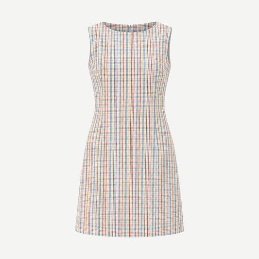 Lydie Mini Dress - Sofia Check - Galvanic.co