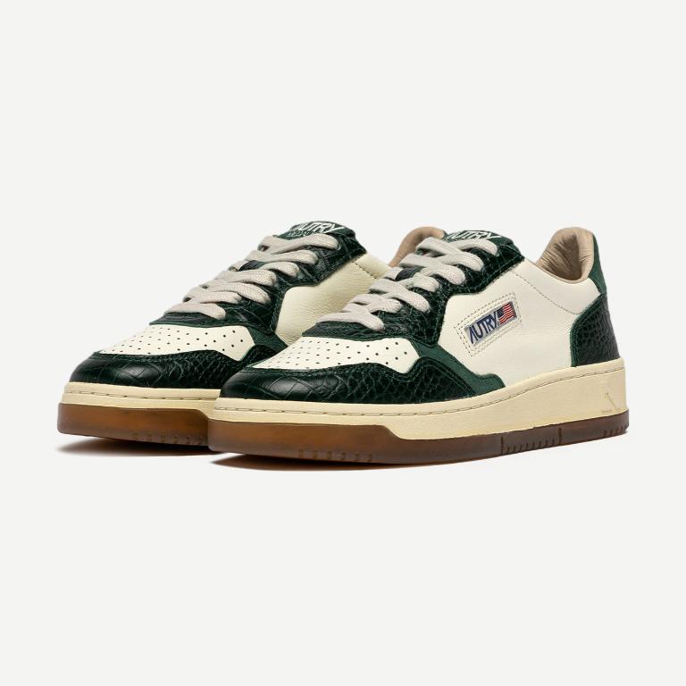 Medalist Low W Leather Cocoprint - Marsh/Green