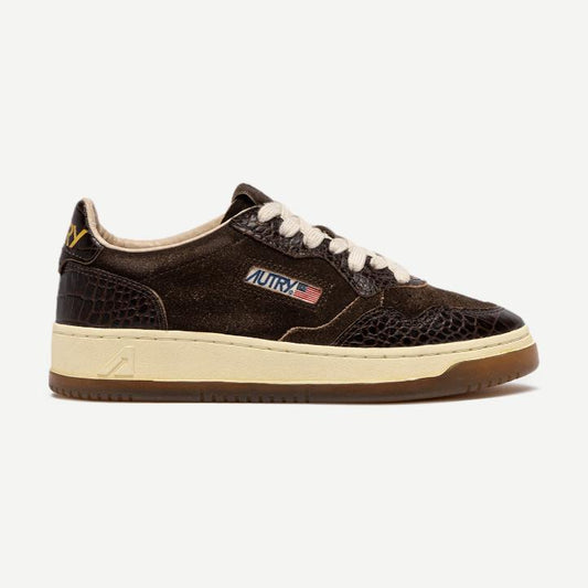 Medalist Low W Suede CocoPrnt - Mustang Brown - Galvanic.co