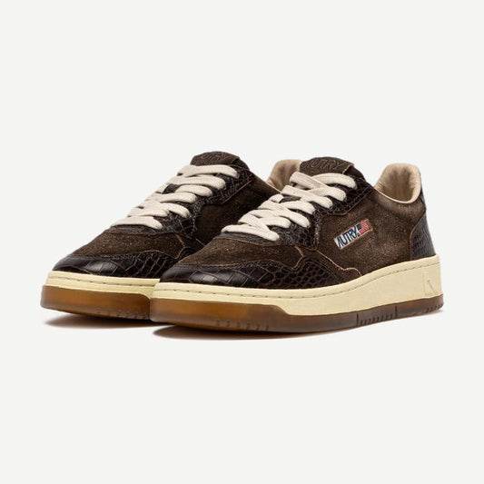 Medalist Low W Suede CocoPrnt - Mustang Brown - Galvanic.co