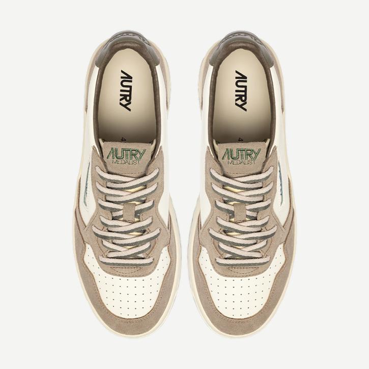 Medalist Low W Leath/Suede - White/ Licorice