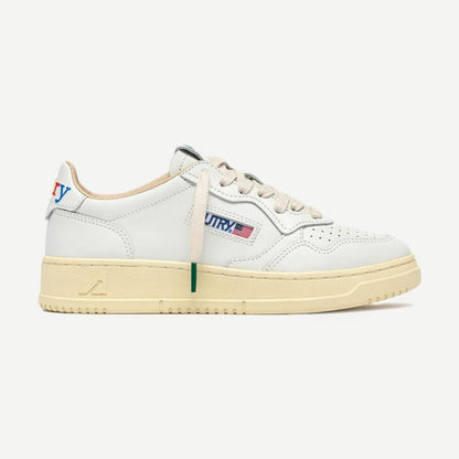 Medalist Low M Leather/Logo - White/White
