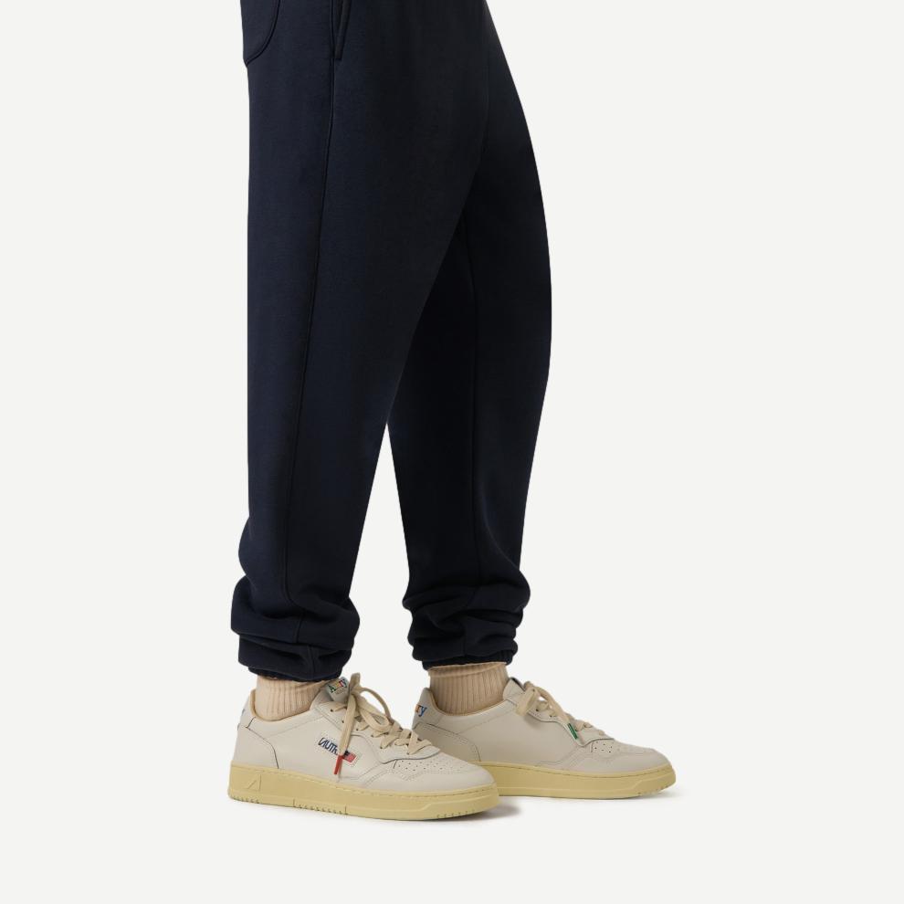 Medalist Low M Leather/Logo - White/White