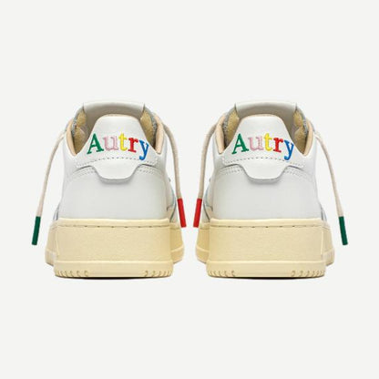 Medalist Low M Leather/Logo - White/White