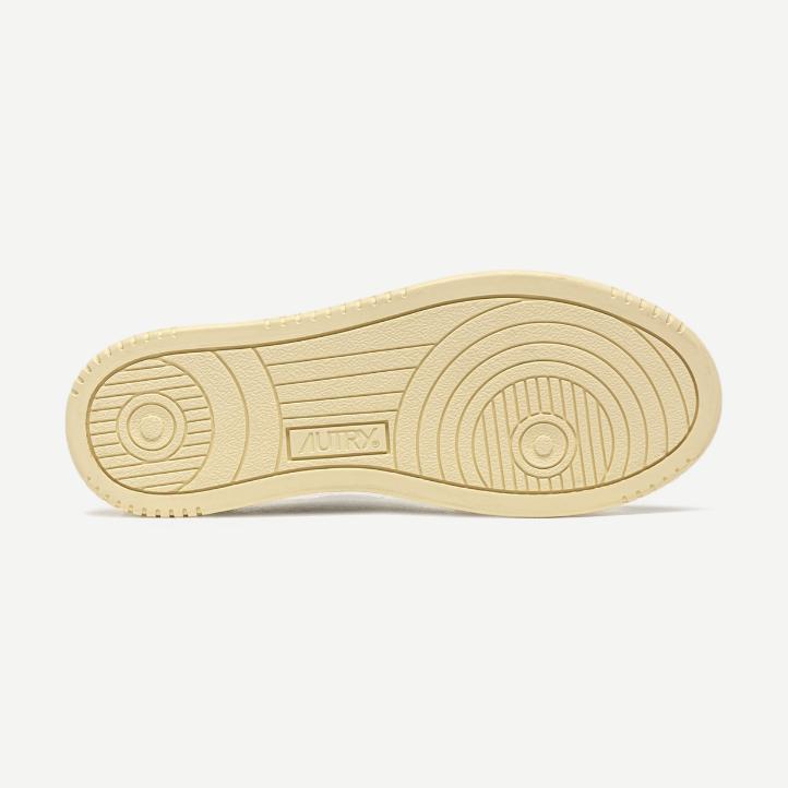 Medalist Low M Leather/Logo - White/White