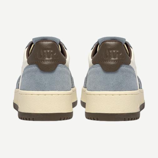 Medalist Low M Leath/Suede - White/AtlBlue