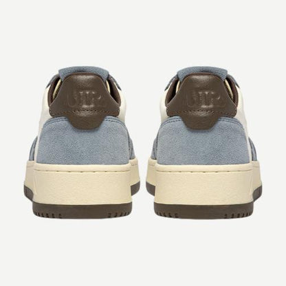 Medalist Low M Leath/Suede - White/AtlBlue