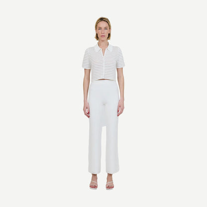 Larken S/S Cardigan - Ivory - Galvanic.co