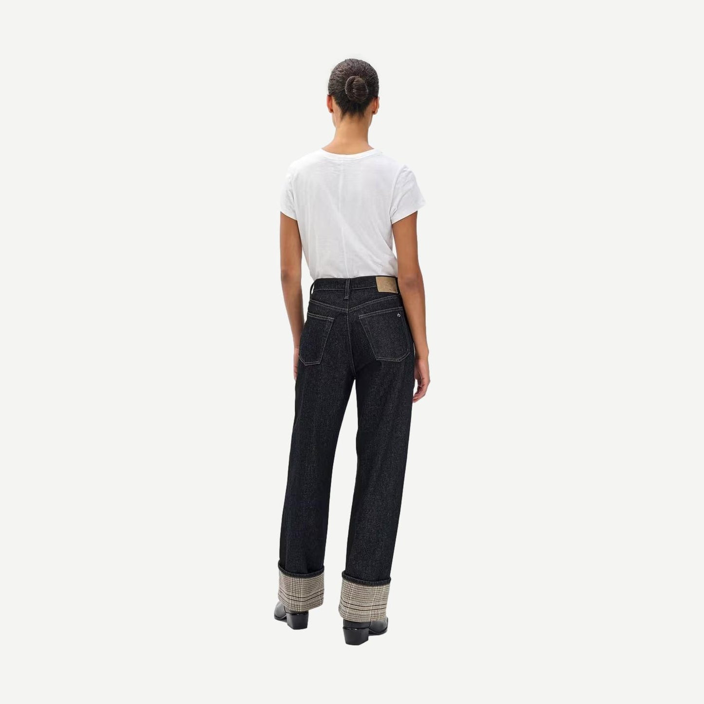 Shea Ankle Relaxed Straight With Cuff - Twilight Rinse Combo - Galvanic.co