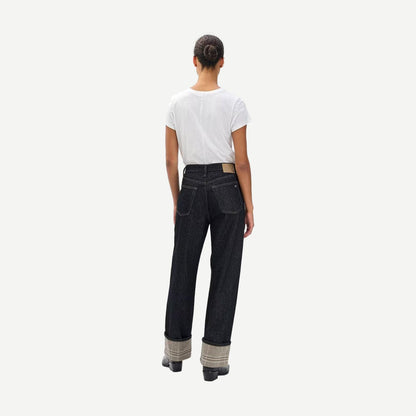 Shea Ankle Relaxed Straight With Cuff - Twilight Rinse Combo - Galvanic.co