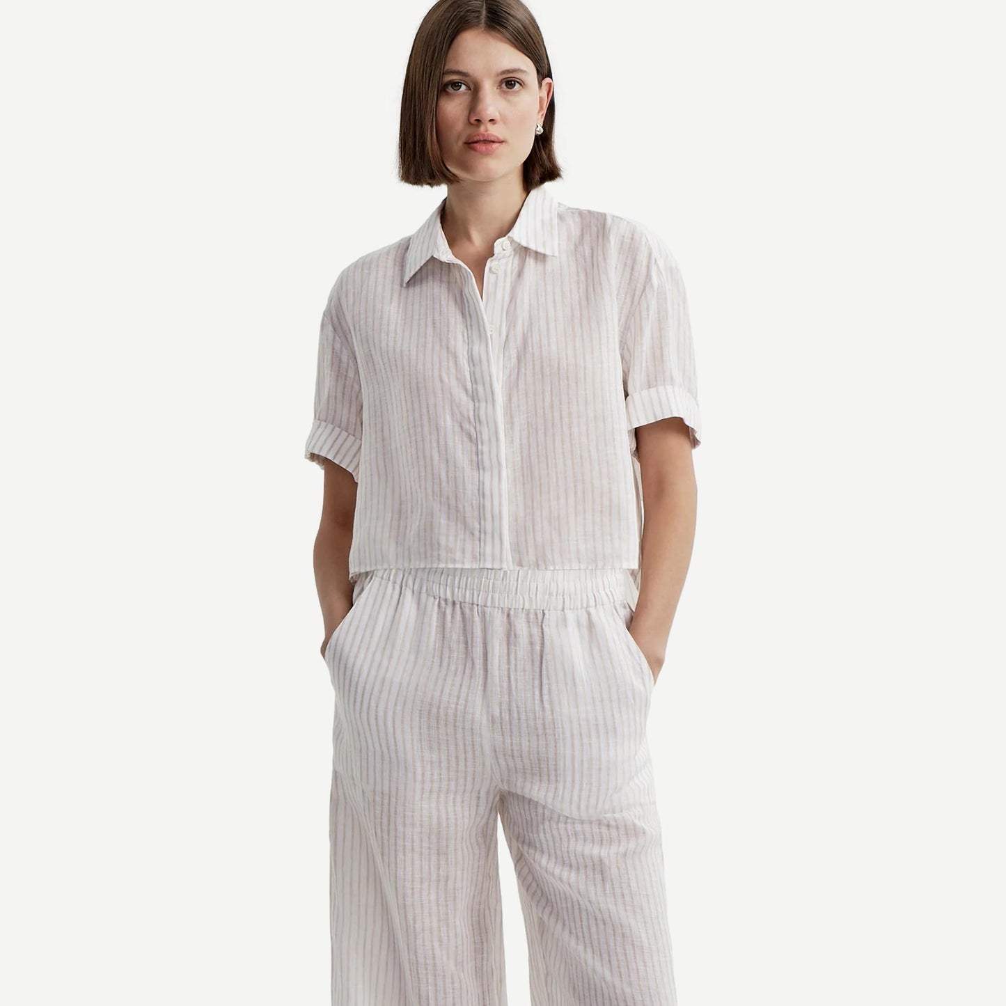 Mel Top - Ivory/Desert Beige - Galvanic.co
