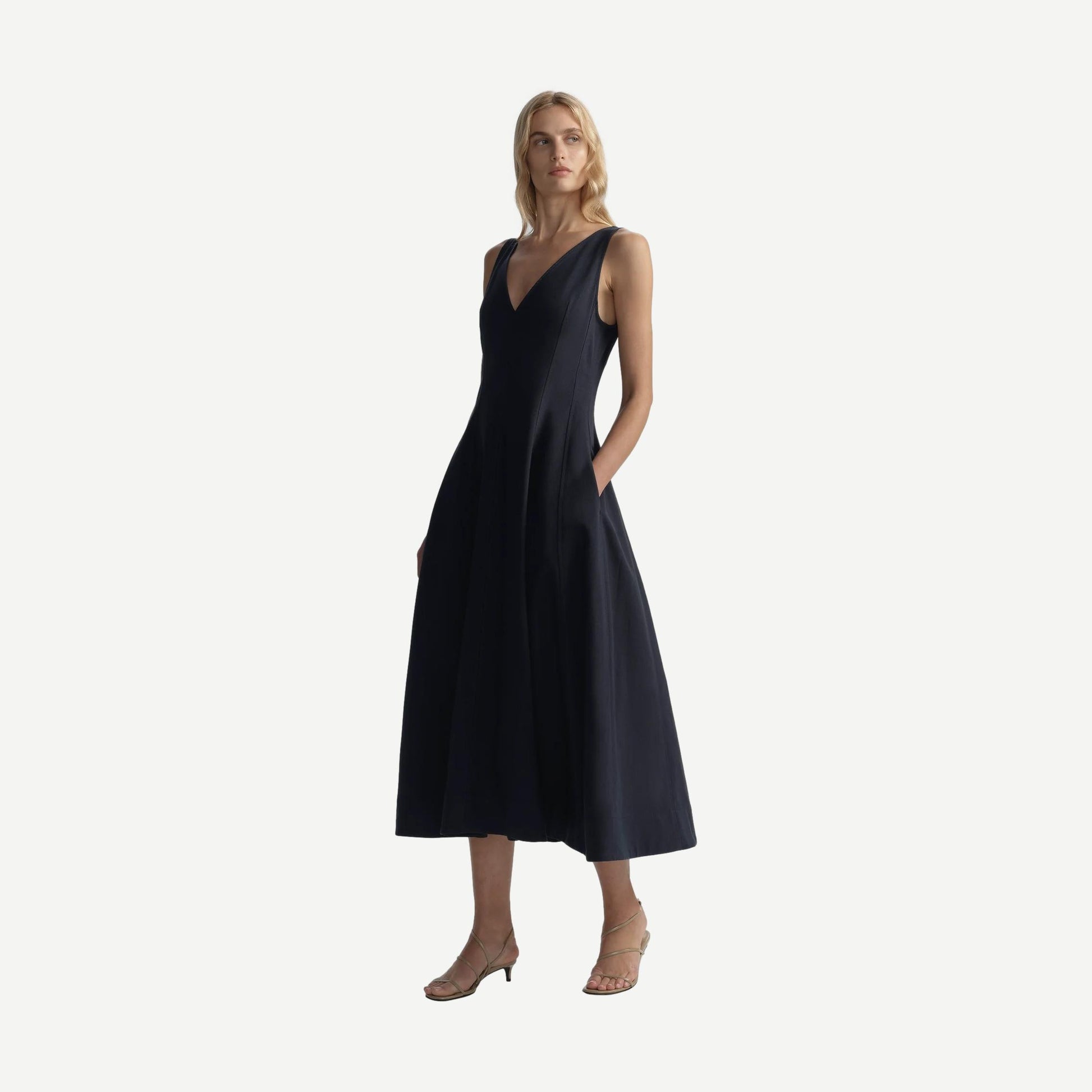 Clara Dress - Night Blue - Galvanic.co