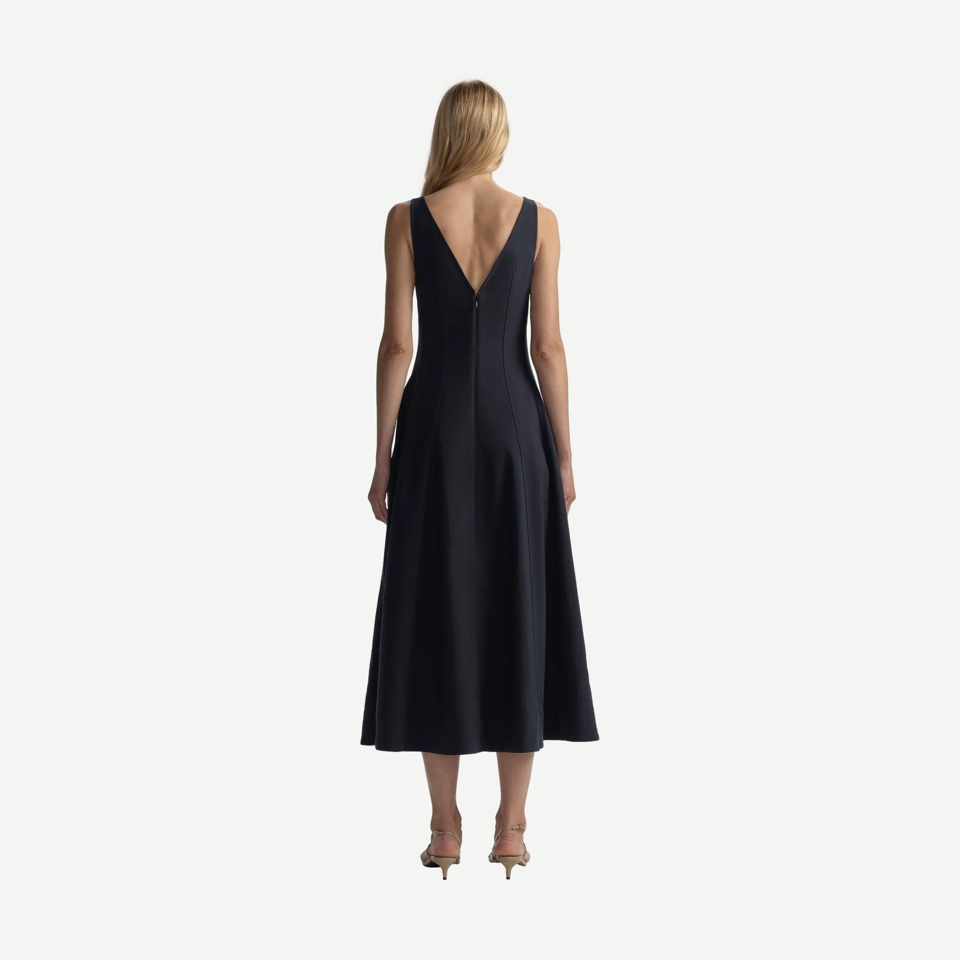 Clara Dress - Night Blue - Galvanic.co