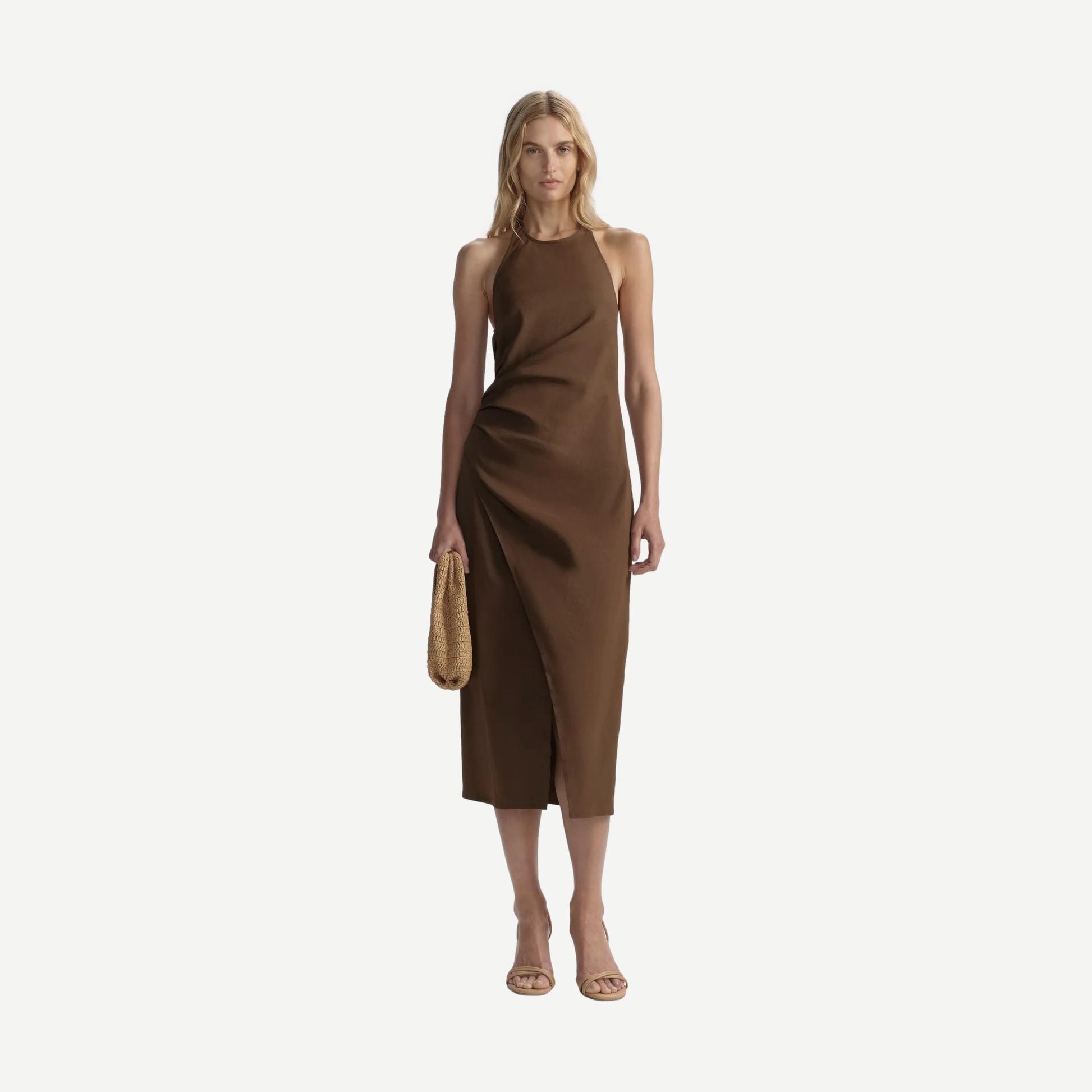 Sylvie Dress - Milk Chocolate - Galvanic.co