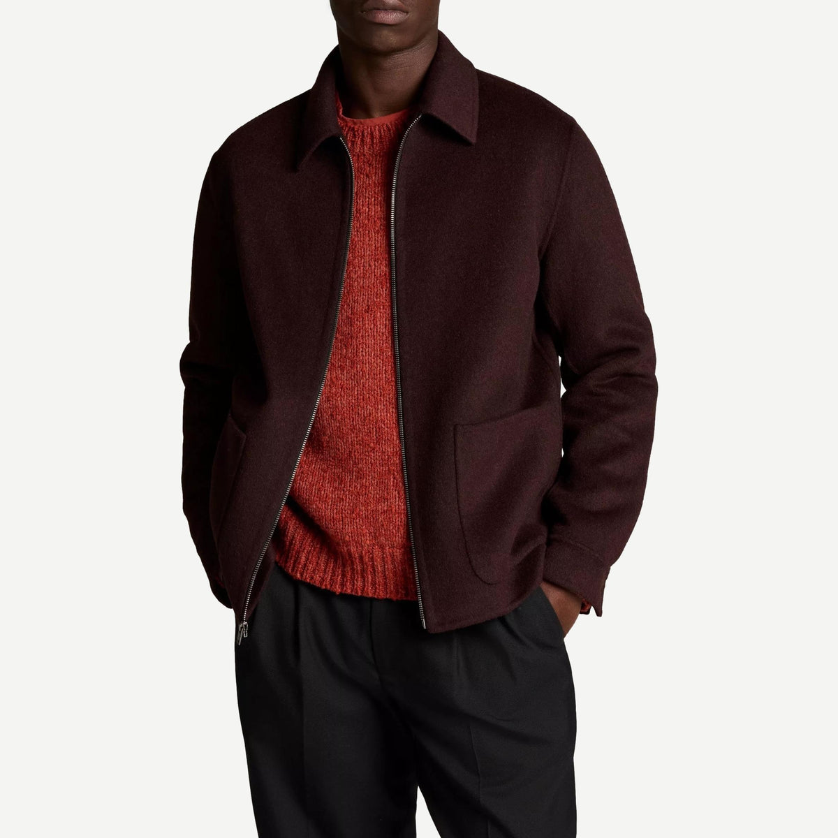 Splittable Jacket - Chocolate Plum